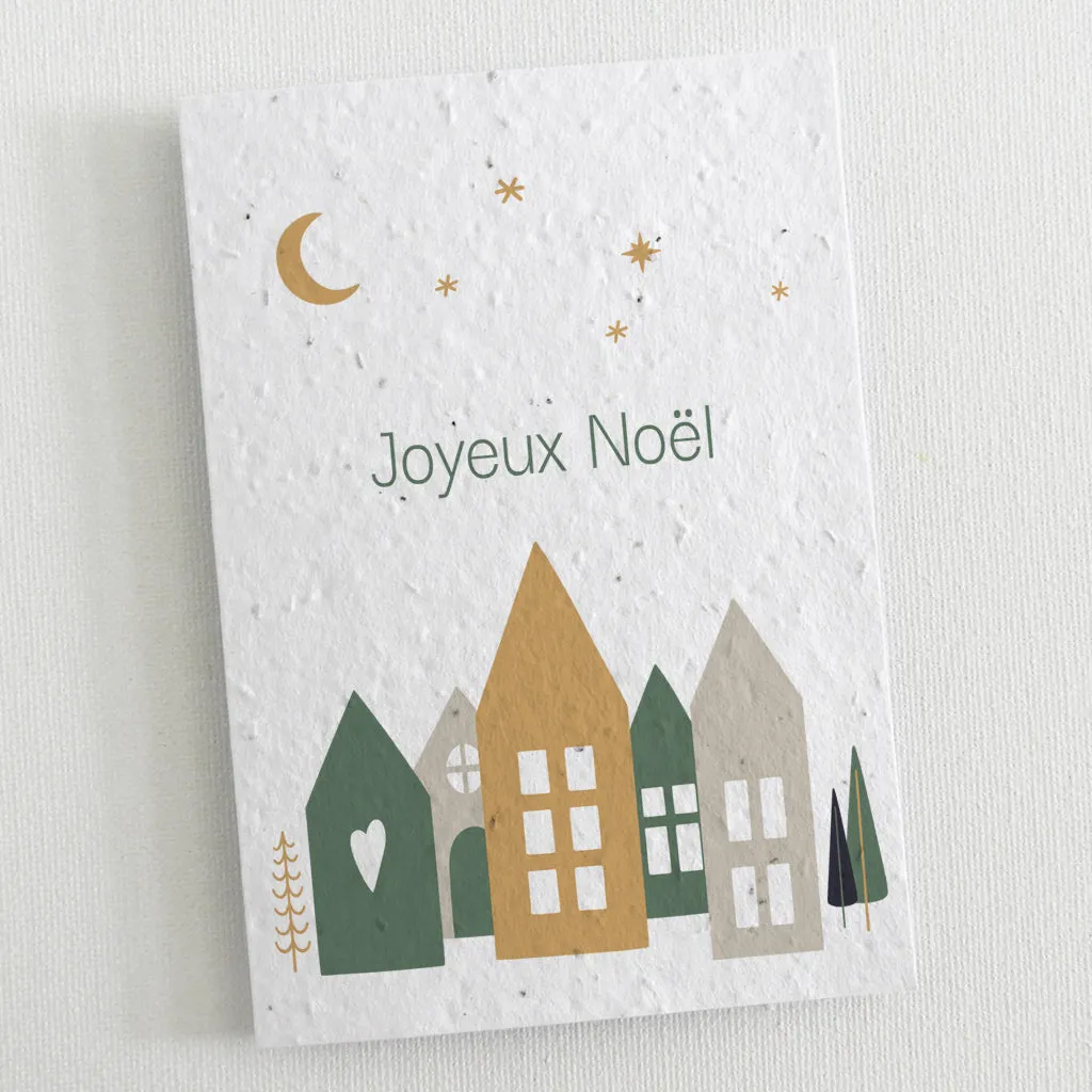 12 Plantable Christmas Cards - Scandinavian Collection