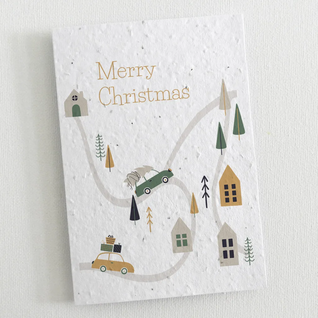 12 Plantable Christmas Cards - Scandinavian Collection