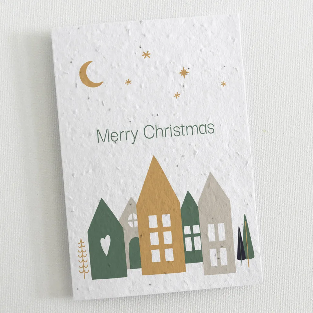 12 Plantable Christmas Cards - Scandinavian Collection