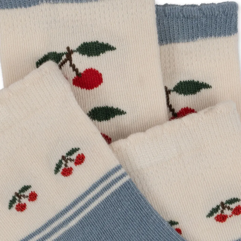 2 Pack Cherry Socks