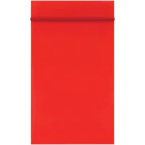 2 x 3" - 2 Mil Red Reclosable Poly Bags