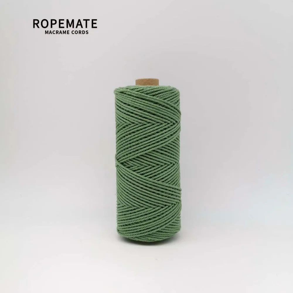 2MM MACRAME ROPE - ONION GREEN