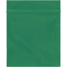 3 x 3" - 2 Mil Green Reclosable Poly Bags