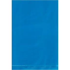 4 x 6" - 2 Mil Blue Flat Poly Bags