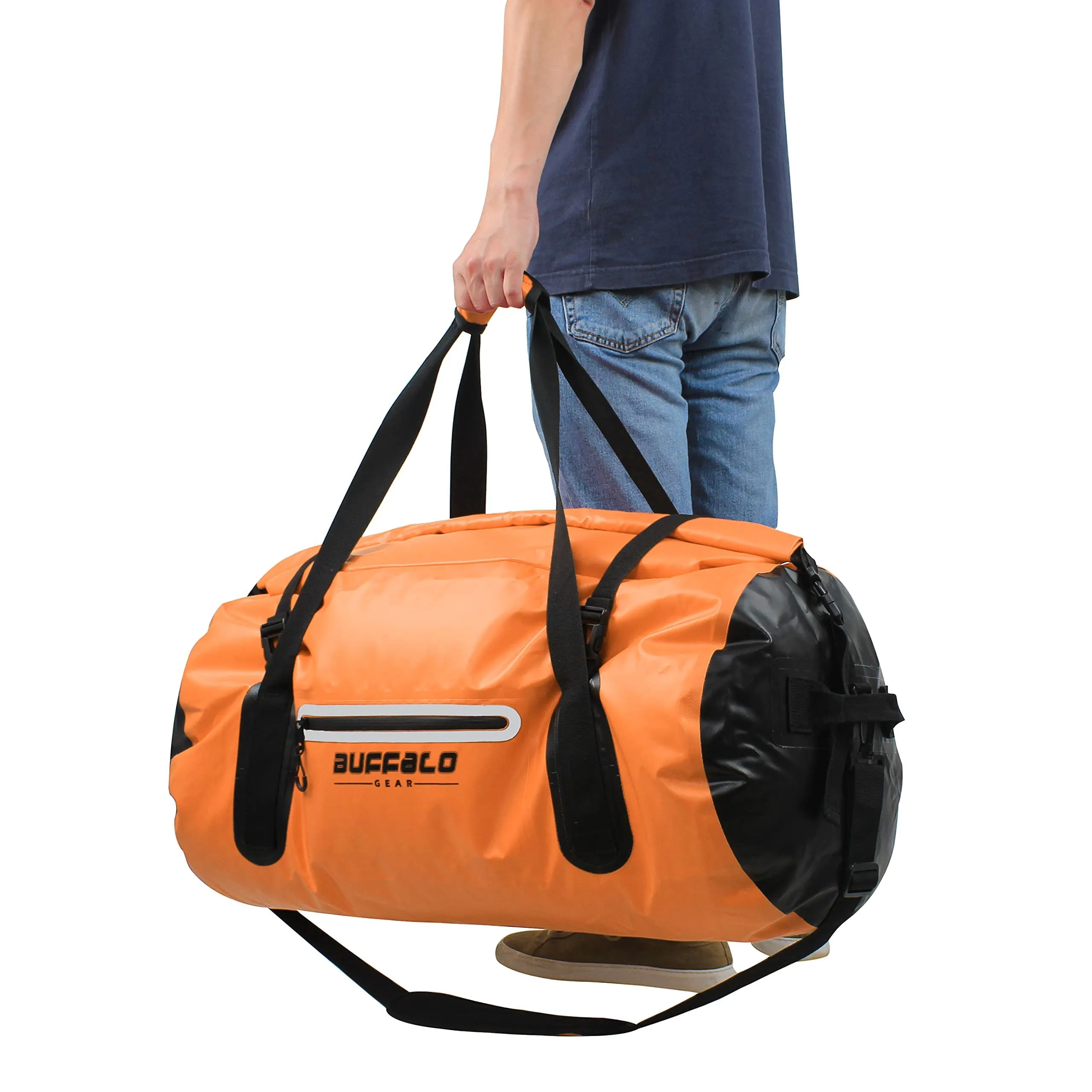 60L Roll Top Waterproof Duffel Dry Bag, Travel Duffel Bag For Outdoor