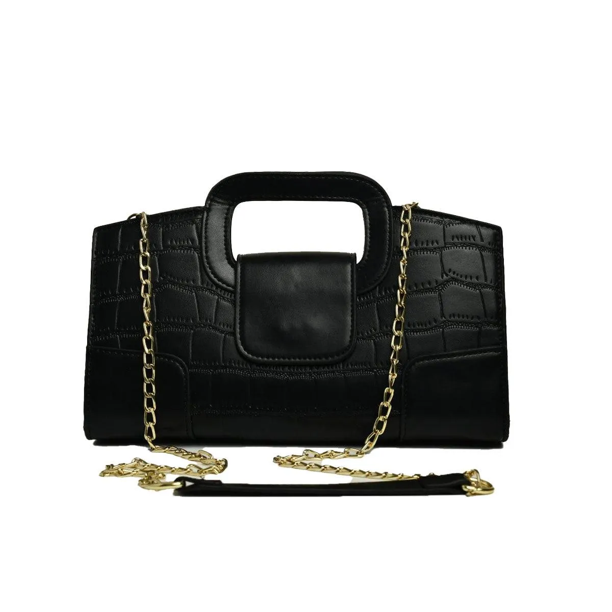 Alligator Chain Shoulder Bag