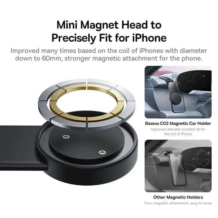 Baseus Magsafe Car Mount Charger 15W Wireless Car Charger Phone Holder