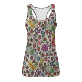 Berry Pop Bright Birch Eco-friendly Women's Tank Top