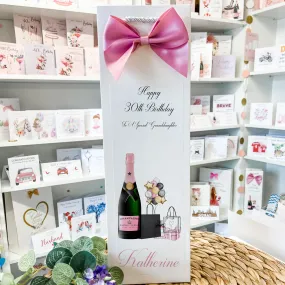 Birthday Personalised Bottle Bag Champagne Gift Bags