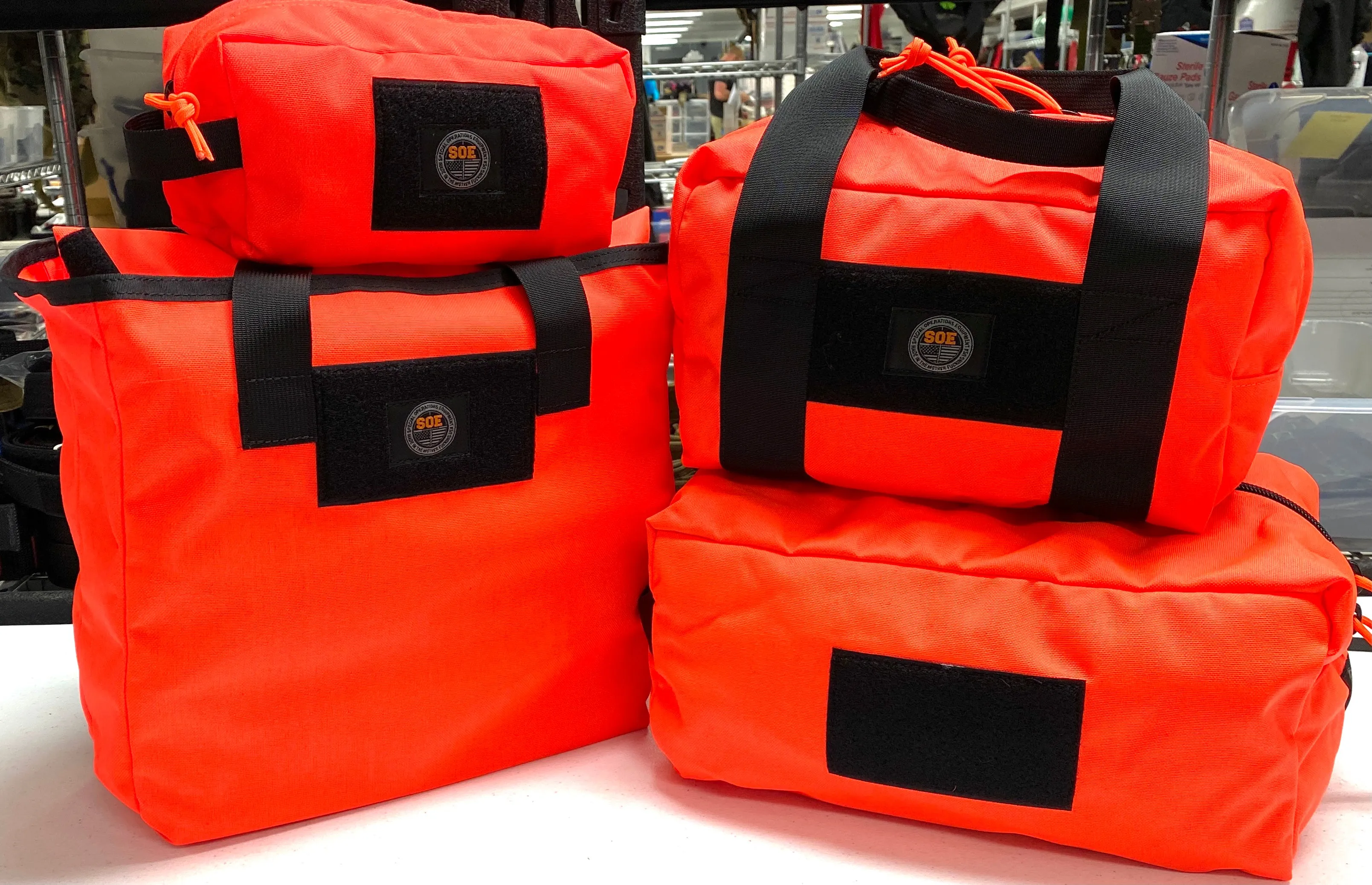 Blaze Orange Bags