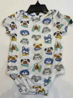 Body Suit - Dogs- bamboo