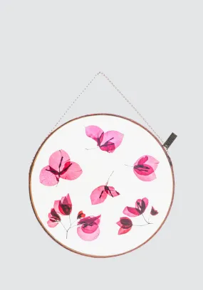 Bougainvillea Botanical Art | Round Large