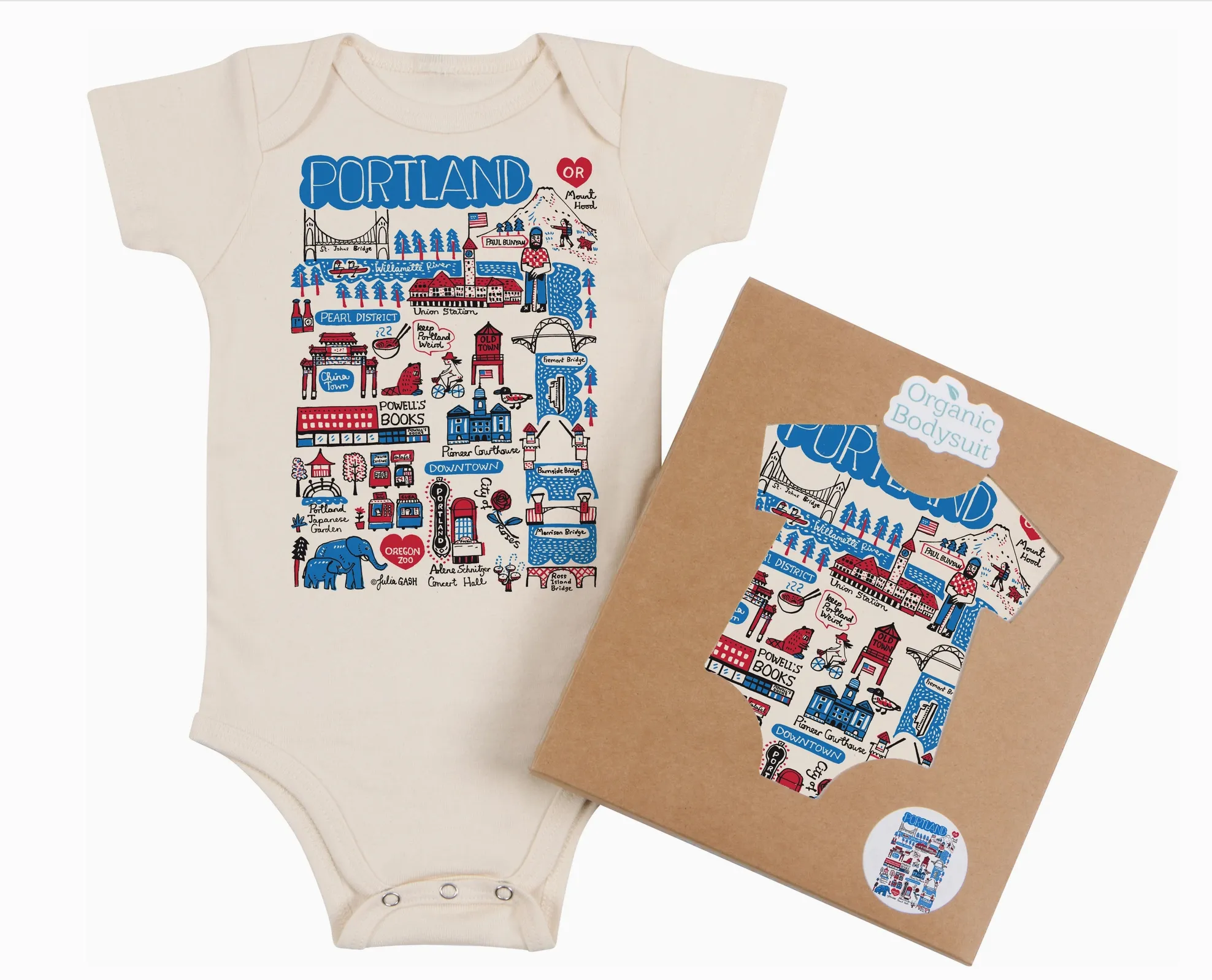 Boutique Map Onesie