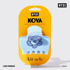 BT21 meets Kitsch Recycled Plastic Puffy Claw Clip 1pc - KOYA