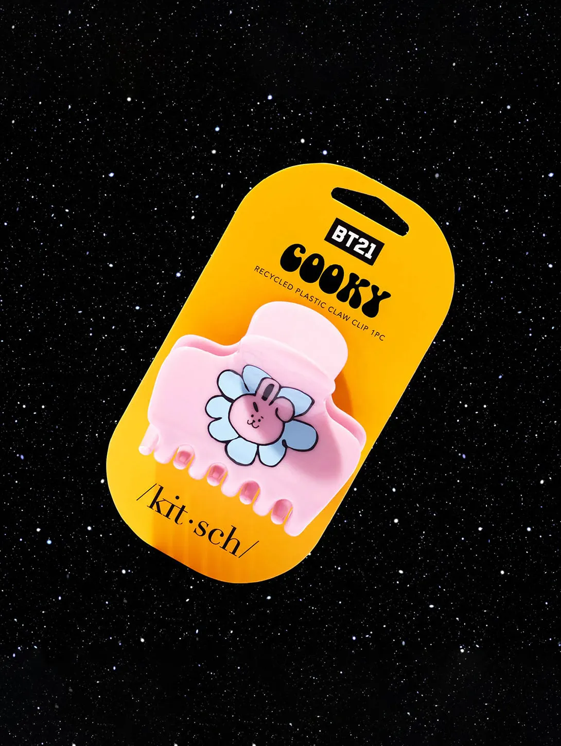 BT21 Recycled Plastic Puffy Claw Clip - Cooky