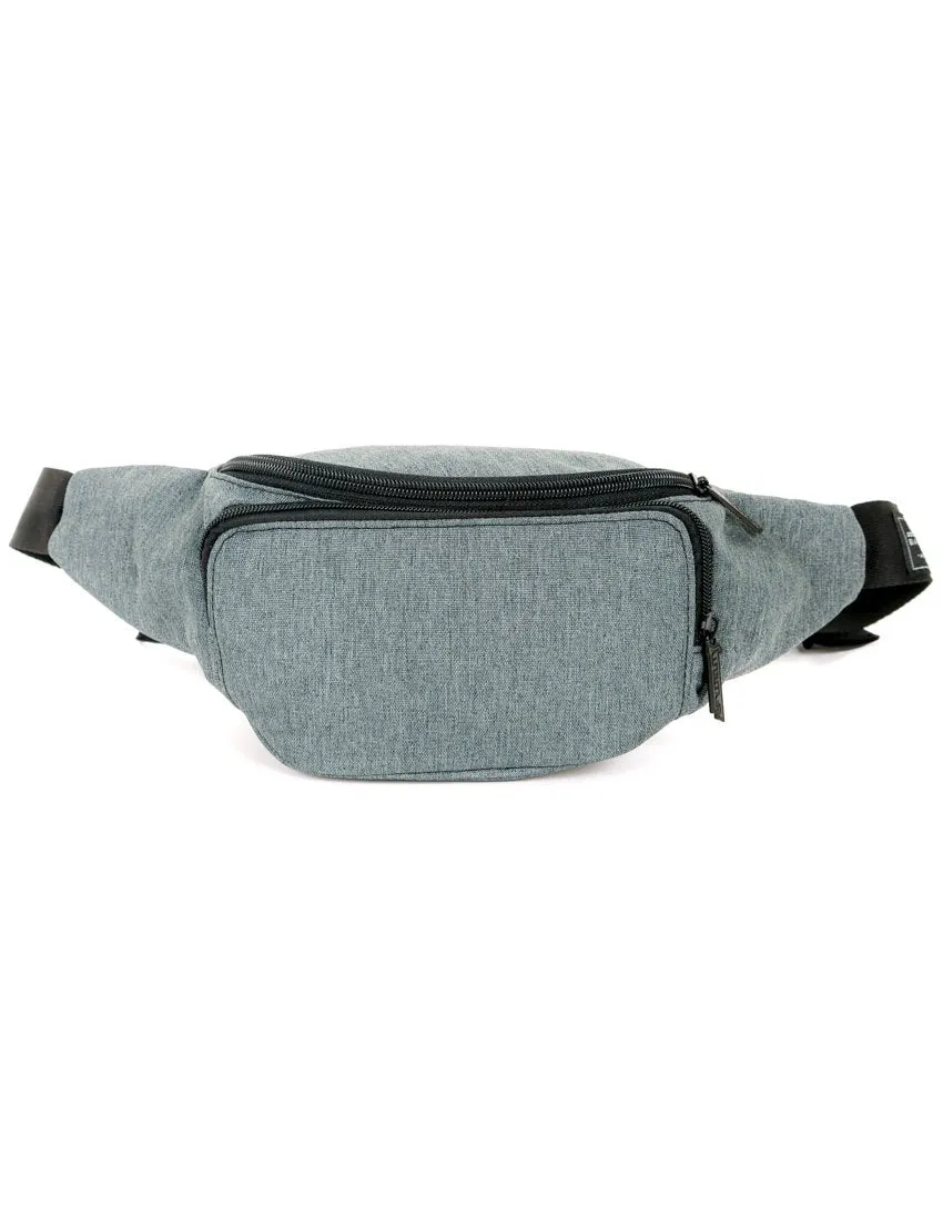 Bum Bag |2 Pocket Crossbody Fanny Pack |GAME DAY Grey & Black