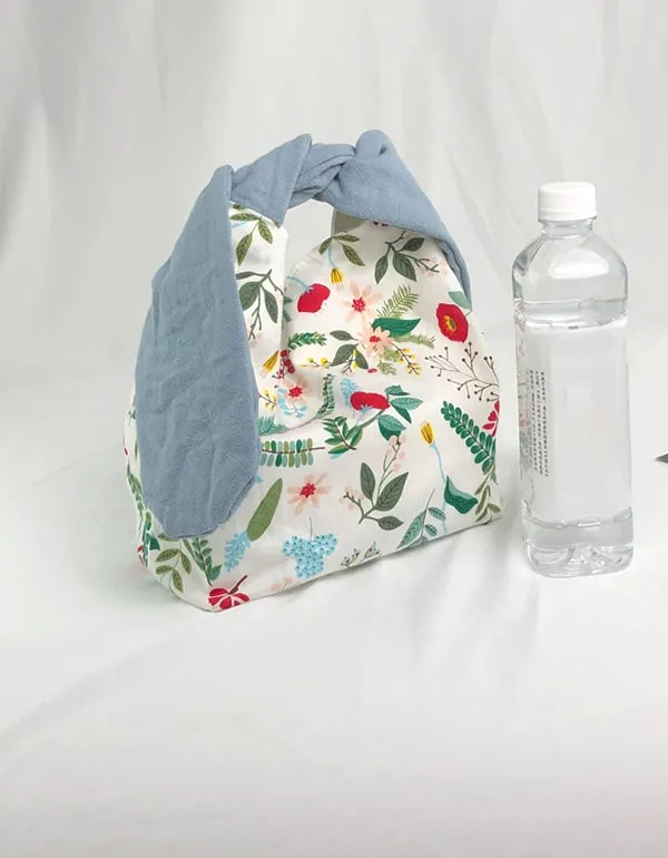 Bunny Ear Flower Canvas Lunch Bag