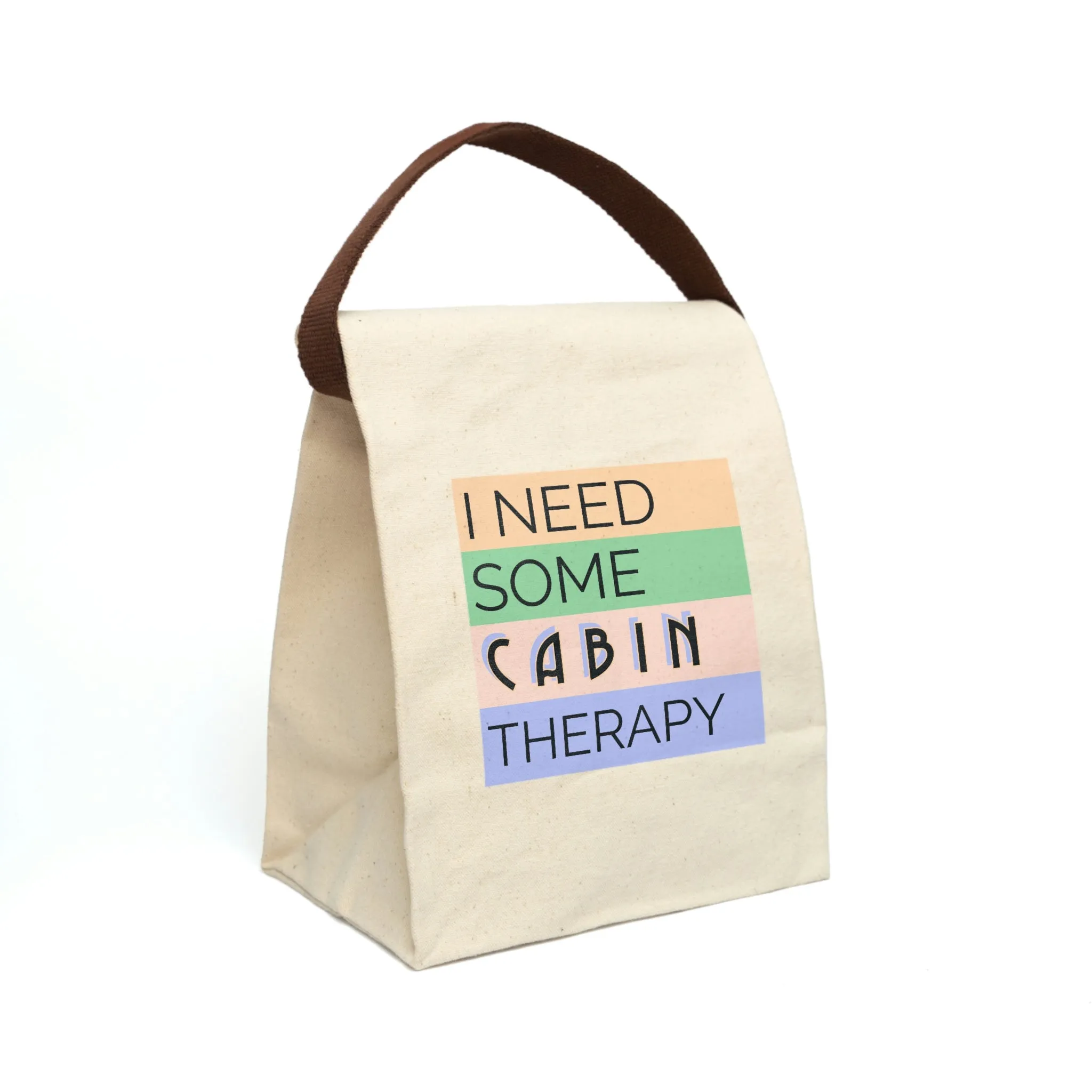 Cabin Therpay - Canvas Lunch Bag With Strap