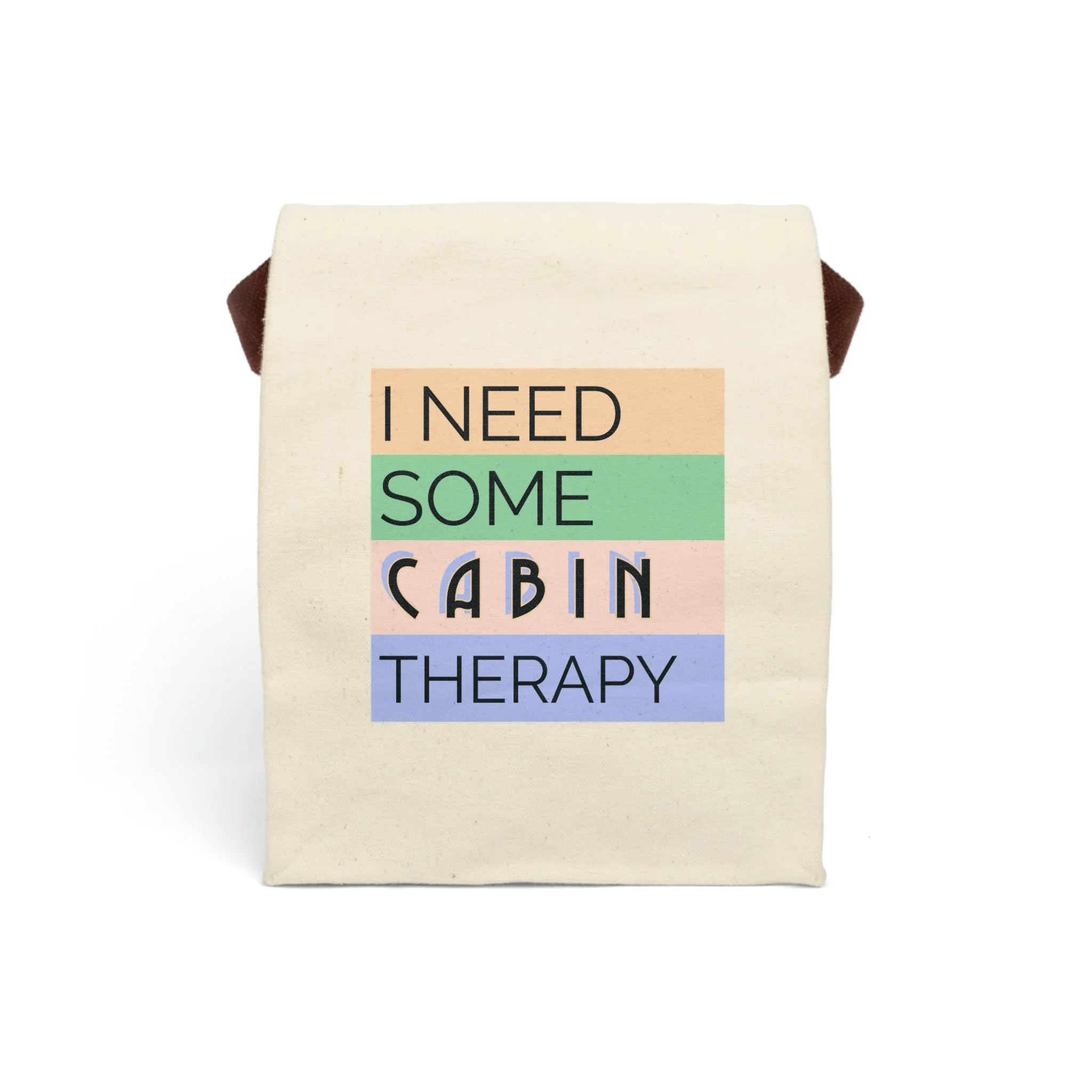 Cabin Therpay - Canvas Lunch Bag With Strap