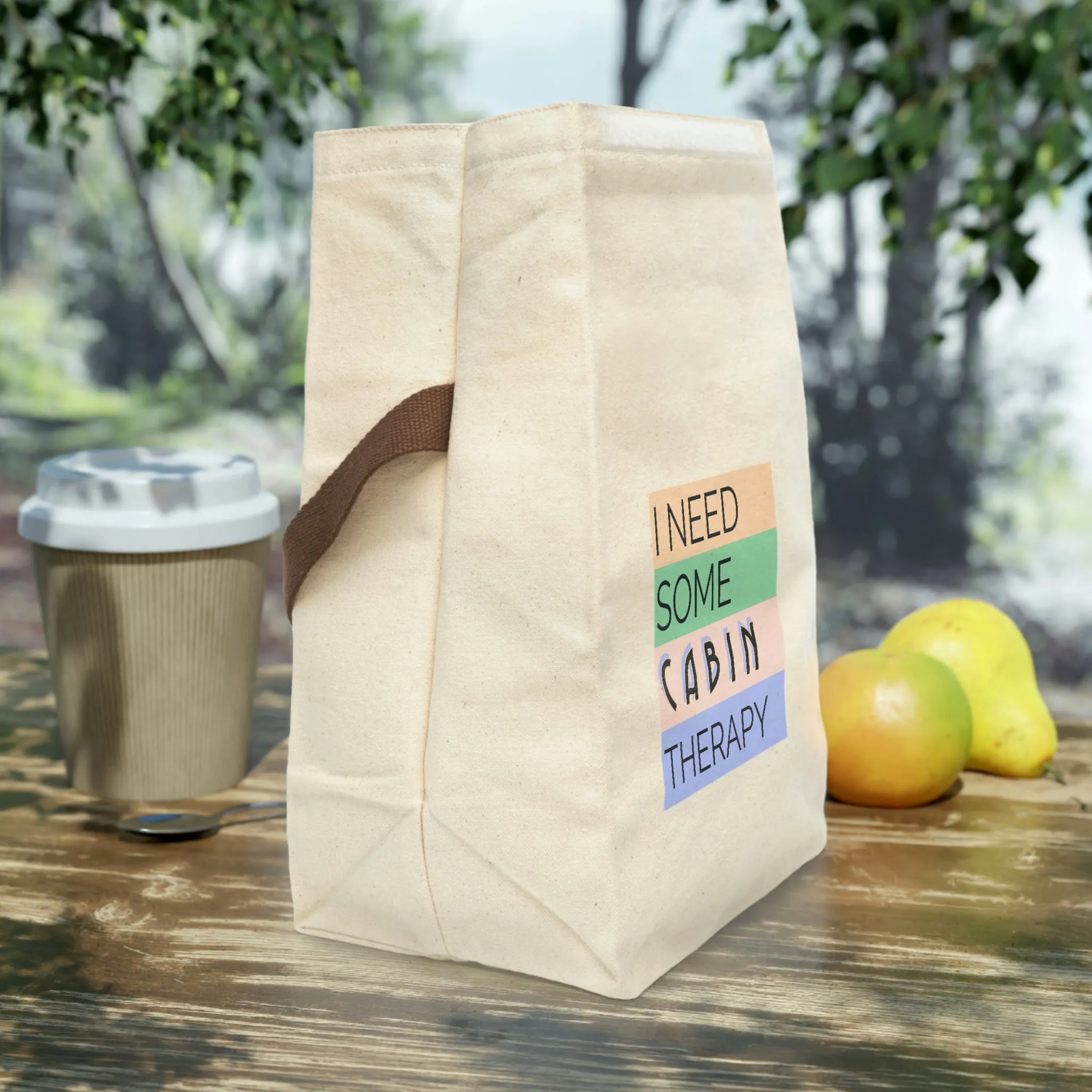 Cabin Therpay - Canvas Lunch Bag With Strap