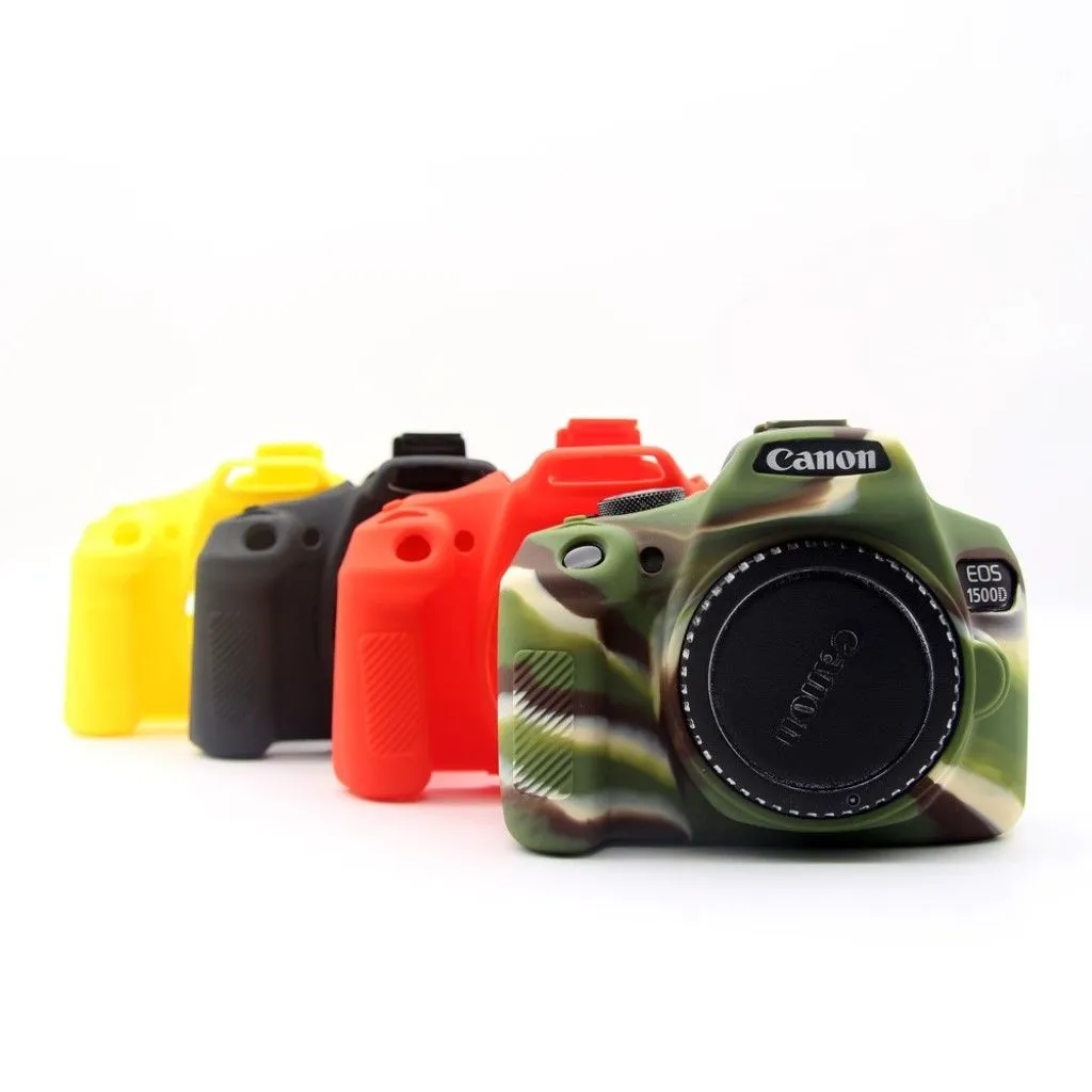 Canon EOS 1500D soft silicone protective case - Camouflage