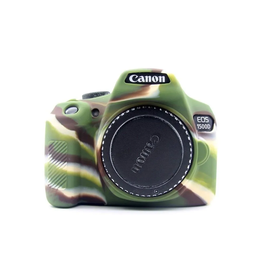 Canon EOS 1500D soft silicone protective case - Camouflage