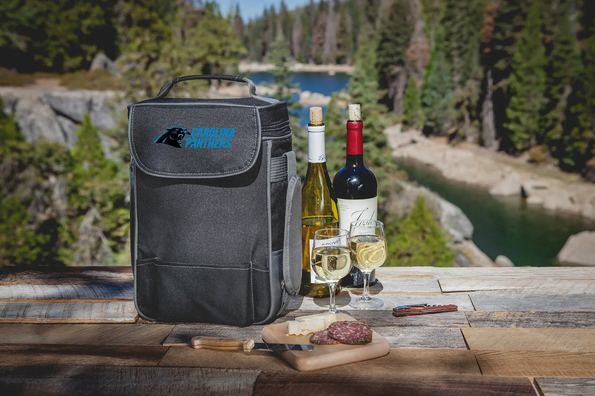 Carolina Panthers - Duet Wine & Cheese Tote