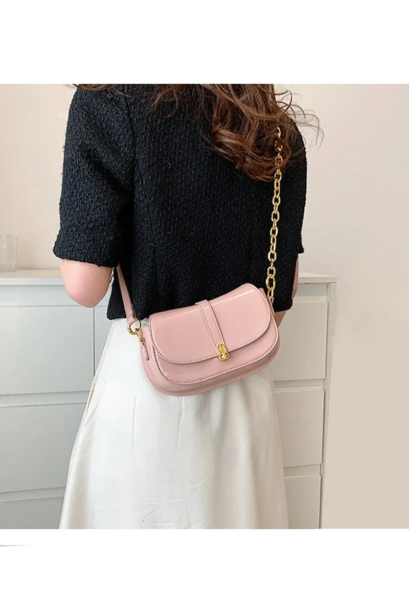 CHAIN STRAP FASHION HAND BAG