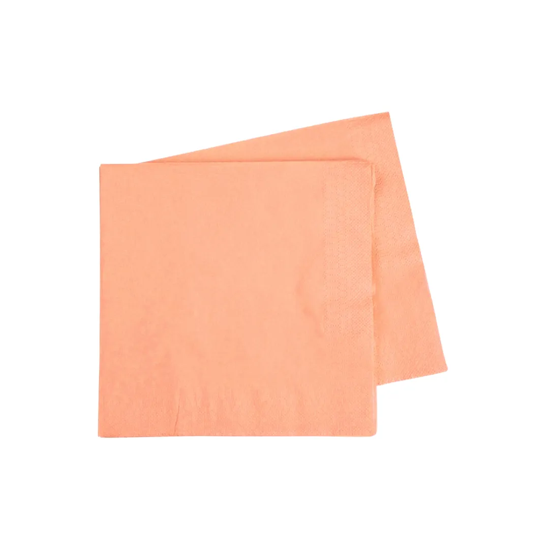 Classic Peach Paper Napkins