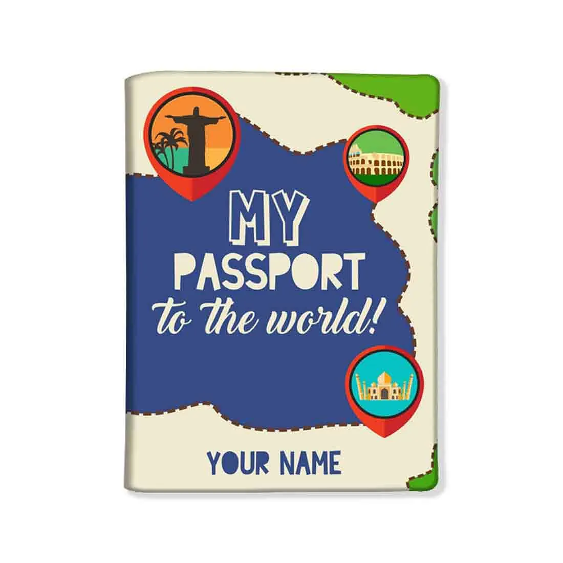 Classy Passport Cover for Gift -  My Passport To The World