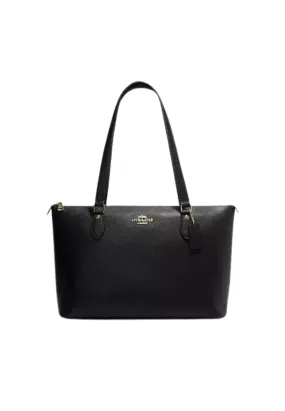 Coach Gallery Tote Bag In Gold Black CH505