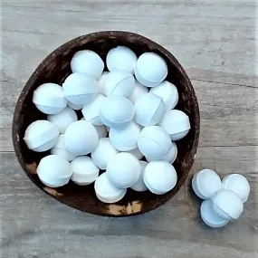 Coconut Milk Bath Fizzers - Mini Bath Bombs