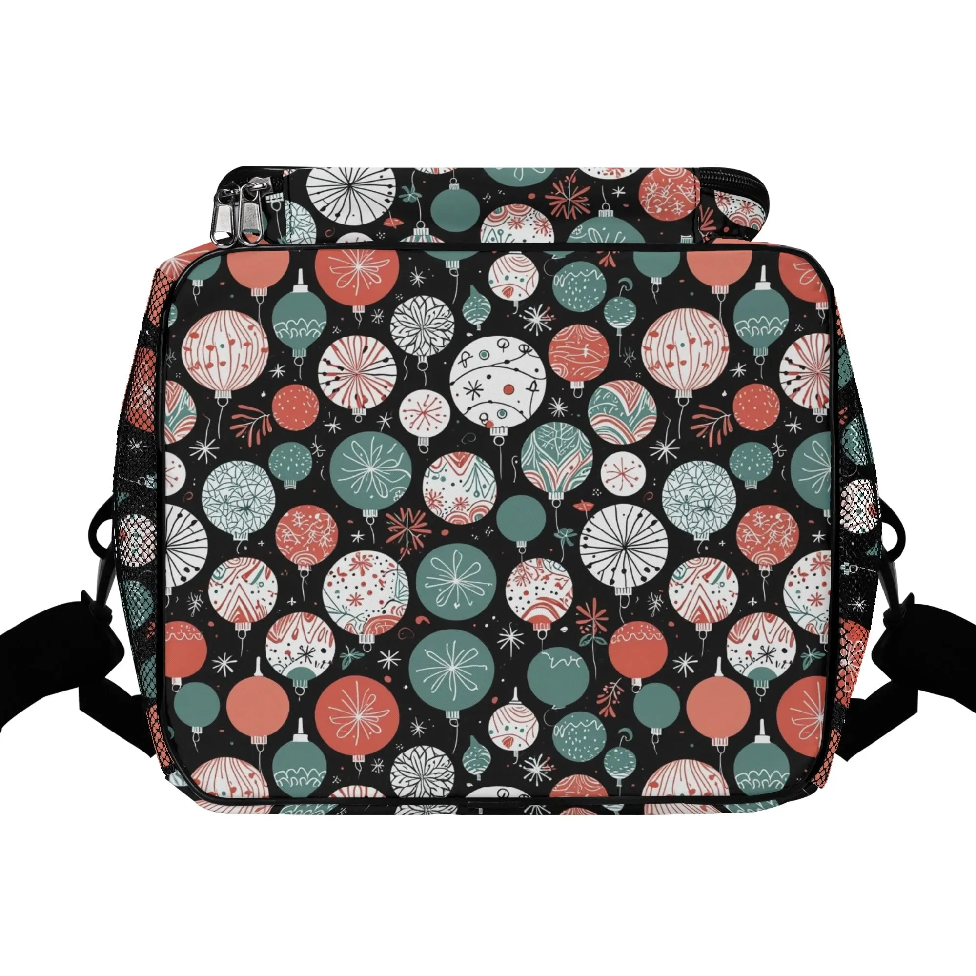 Colorful Ornament Insulated Leakproof Cooler Bag Lunch Box