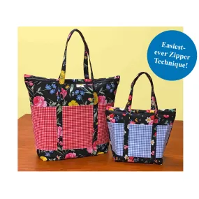 Cooler Grocery Tote & Insulated Lunch Tote Pattern NZP-Q012 - Paper Pattern