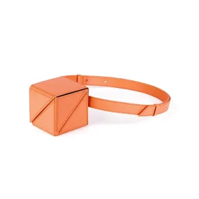 Cube Mini Foldable Belt Bag - Orange