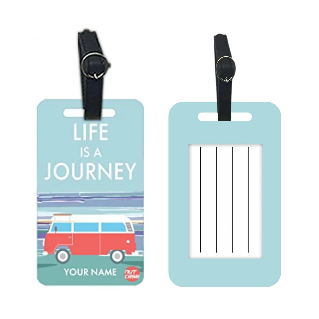 Customized Passport Cover Travel Suitcase Tag - Flie is A Journey