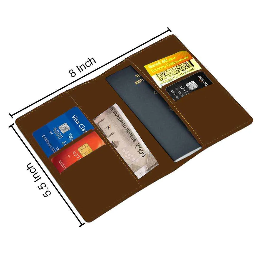 Customized Passport Holder Cover -  INDIAN PASSPORT STYLE