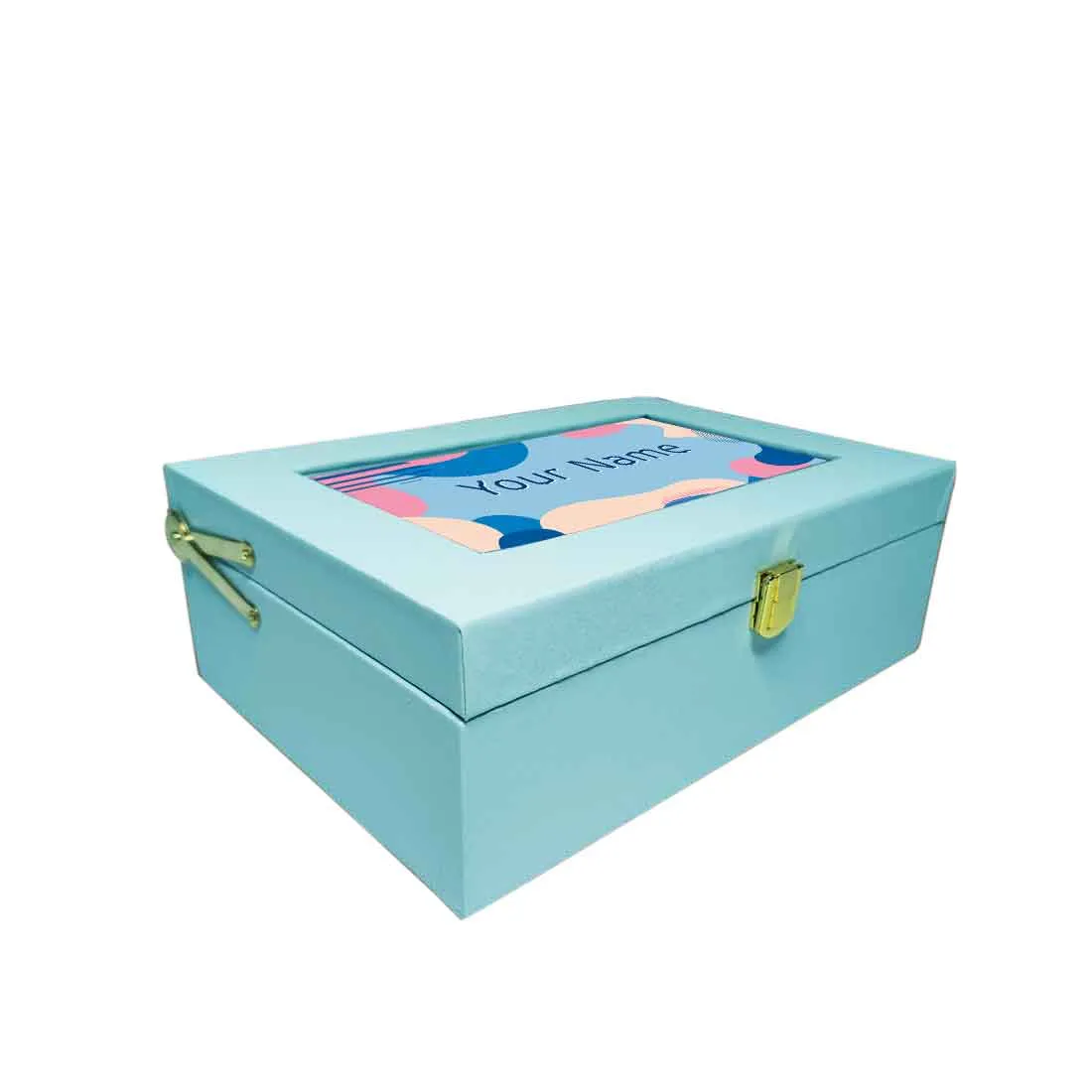 Decorative Personalised Jewellery Box for Gifting Women Girlfriend Add Your Name