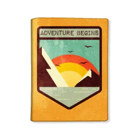 Designer Passport Cover - Adventure Begins