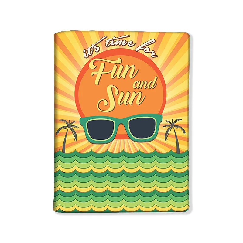 Designer Passport Cover - Its Time For Fun And Sun