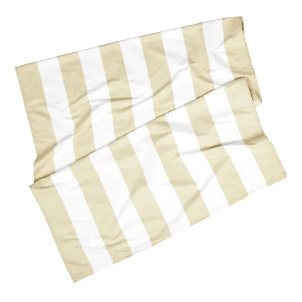 Dock & Bay Quick Dry Towel - Cabana - Bora Bora Beige – 63" x 35"