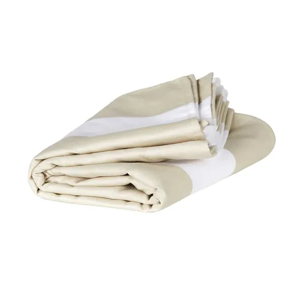 Dock & Bay Quick Dry Towel - Cabana - Bora Bora Beige – 63" x 35"