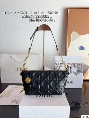 DR468 Diorstar Hobo Bag with Chain / 8.5x5.5x4nches