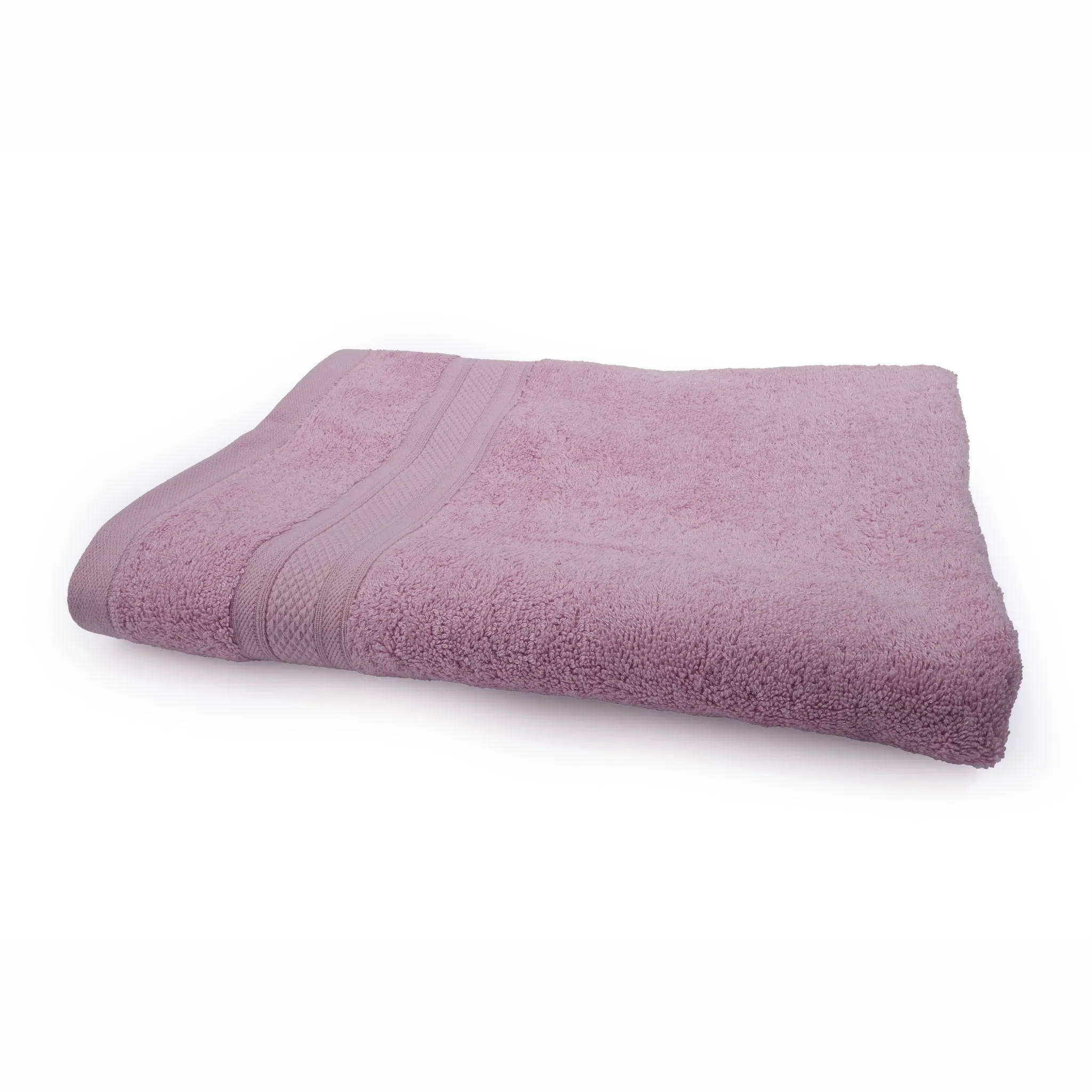 Dvaar Bamboo Cotton Bath Towels Eco-Friendly Light Pink