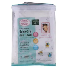 EARTH THERAPEUTICS - Ultra-Absorbent Quick Dry Hair Towel - 1 Towel