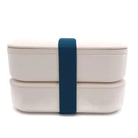 Eco-Friendly Bamboo 2-Tier Lunch Box with Cutlery Set