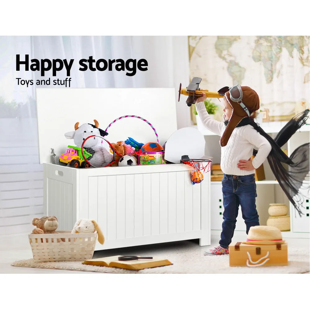 Eco-Friendly Kids Toy Storage Box, 81 x 40 x 46.5cm - Keezi