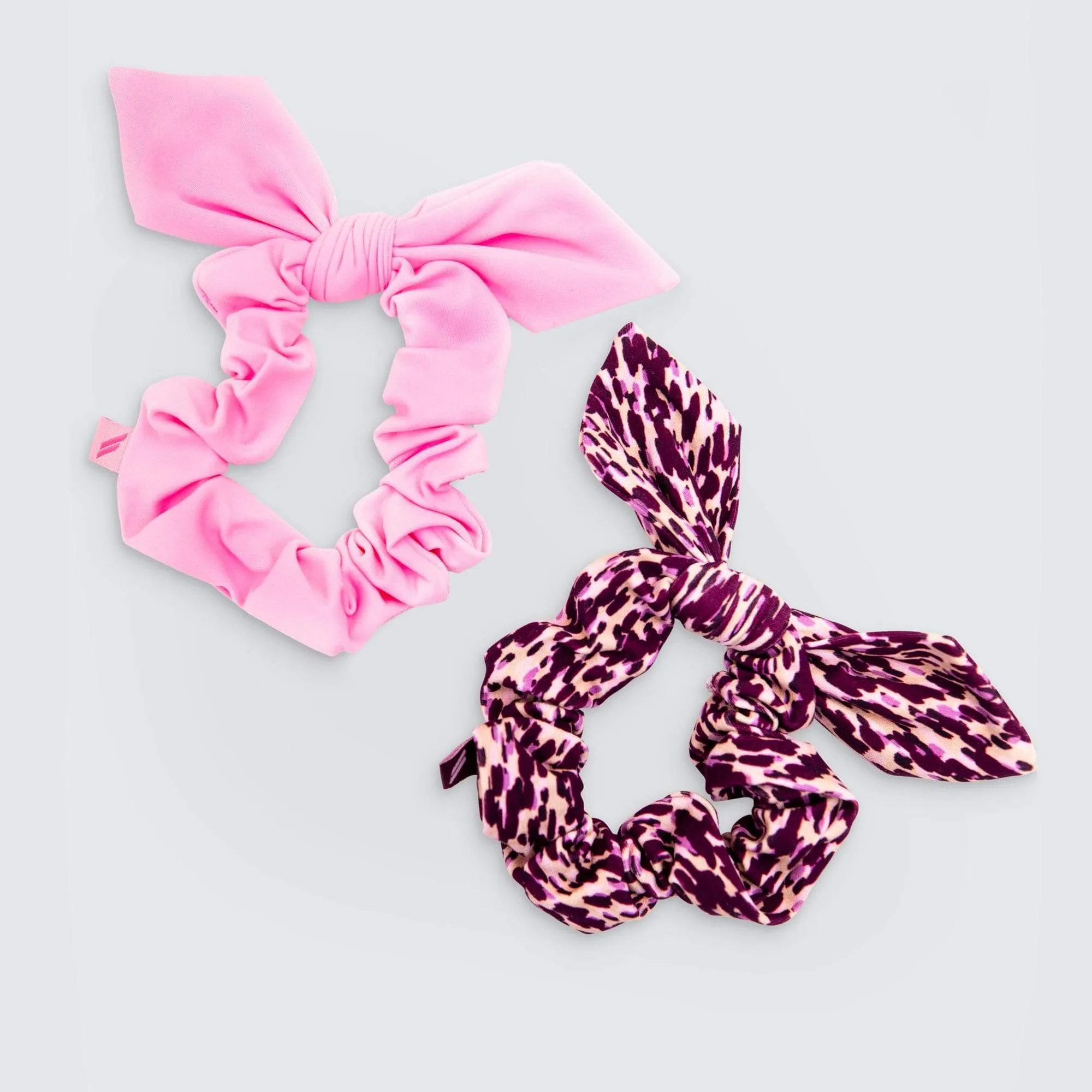 Excel  Scrunchies - 2PK Candy Pink/Wild Berry