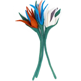 Felt Bird of Paradise Flower