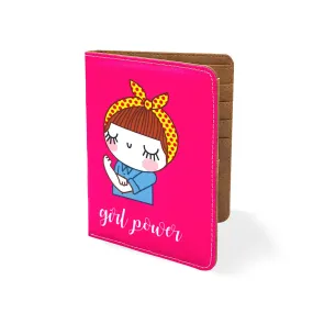 Feminist  Passport Cover WalletTravel Organizer  - Girl Power